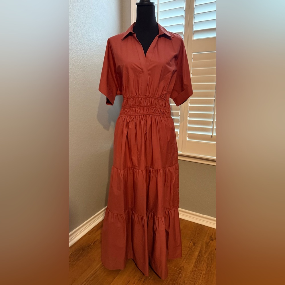 NWT Anthropologie Somerset Maxi Dress: Shirt Dress Edition